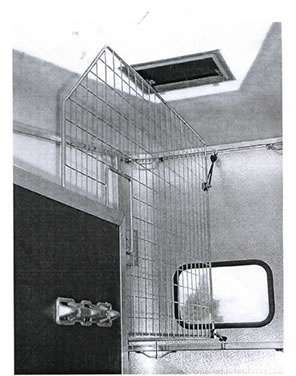 HB505 & HB510 Head Partition showing in place in a HB505