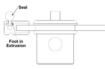 Sliding windows seal replacement