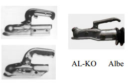 Bulldog hitch locks for Alko  & Albe hitch heads