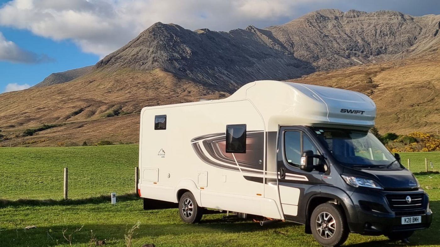 Motorhome hired from Barlow Trailers