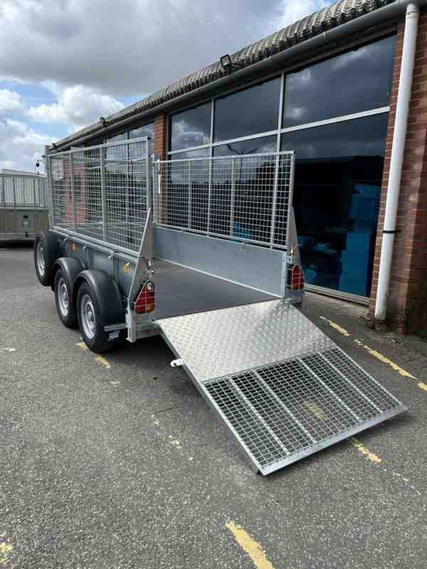 Ifor Williams Trailers Ifor Williams GD84 M 165R13 WH, RAMP with MESH ...